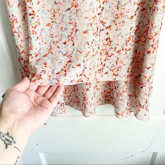 CAbi Bella Floral Tiered Chiffon Blouse Tank Top #5032 Pink Size XS Layering - Picture 5 of 13